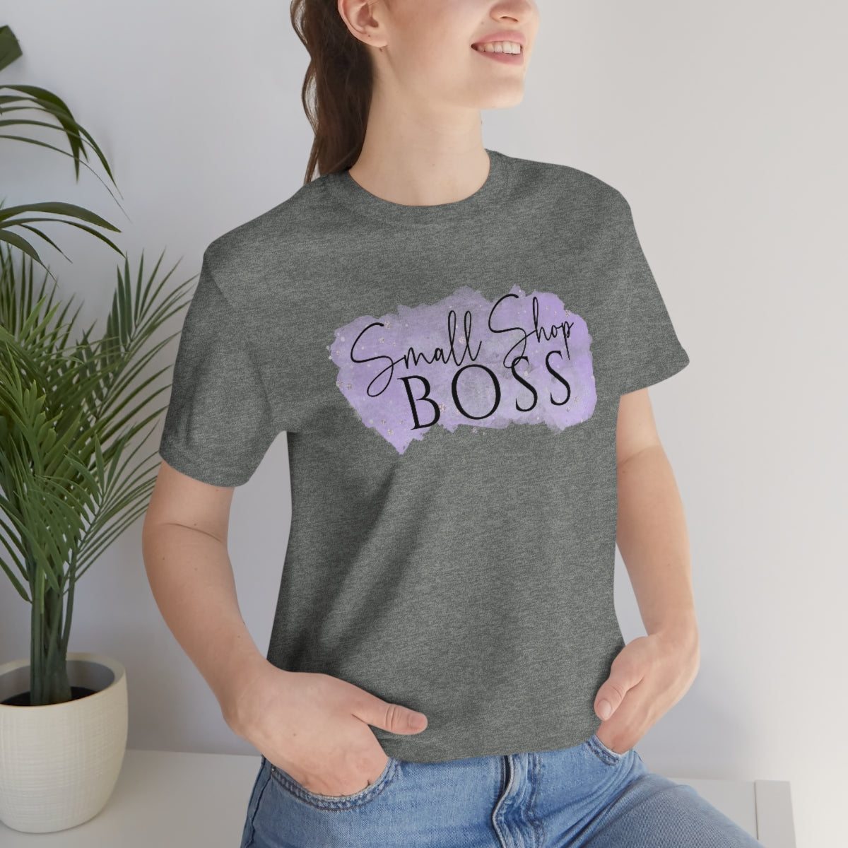 Purple Small Shop Boss B + C Unisex Jersey Short Sleeve Tee