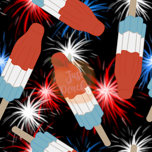 Firework Rocket Popsicles