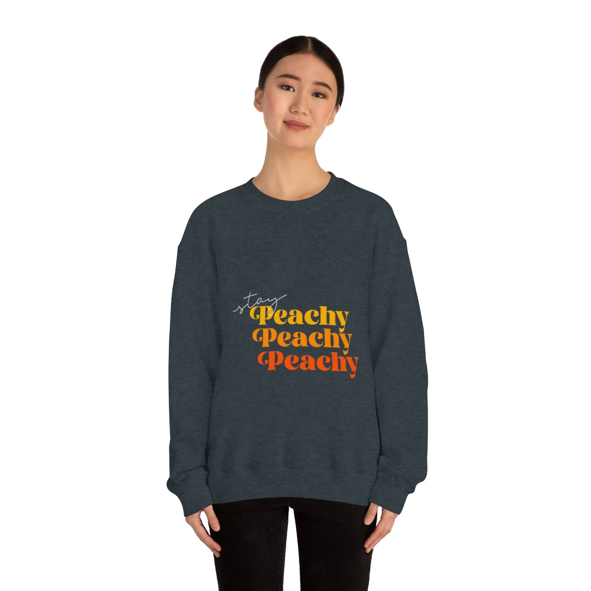OG Stay Peachy Unisex Heavy Blend™ Crewneck Sweatshirt