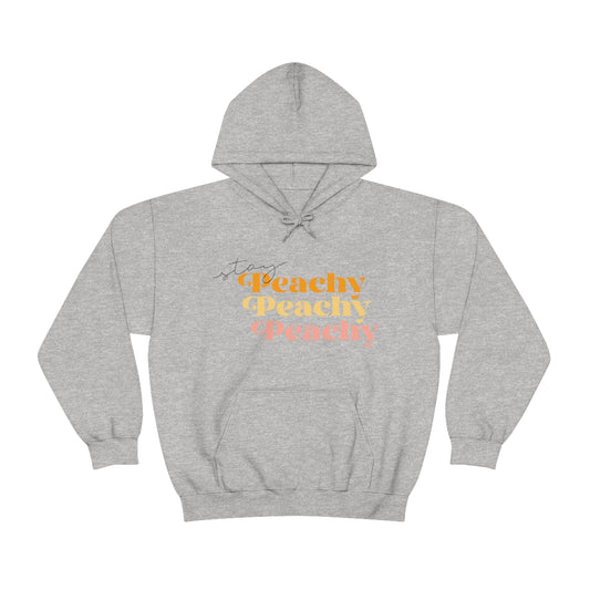 Stay Peachy, Unisex Heavy Blend™ Hooded Sweatshirt