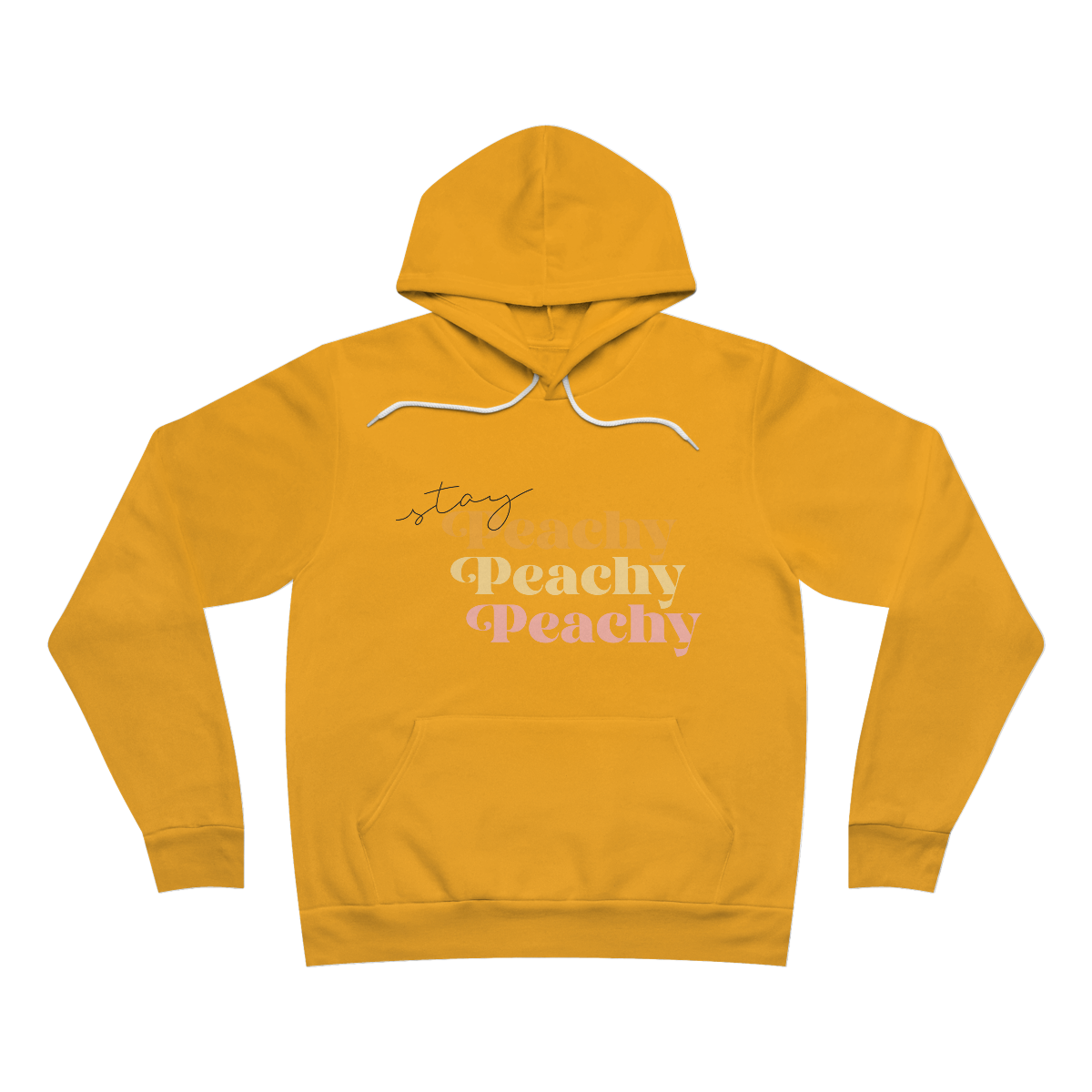 Stay Peachy Unisex Sponge Fleece Pullover Hoodie