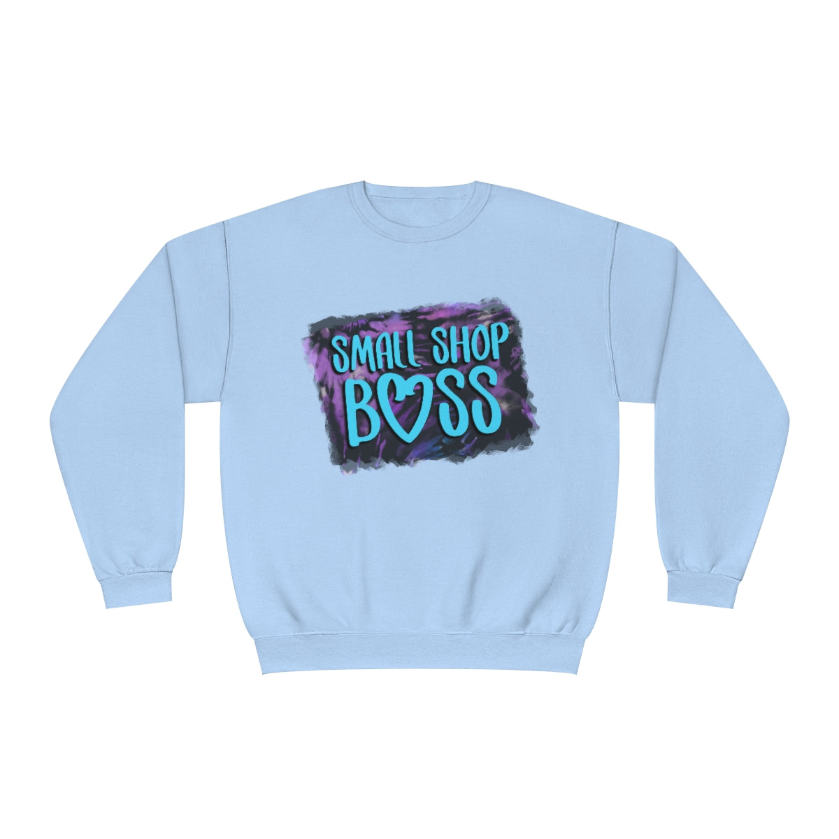 Tie Dye Small Boss Unisex NuBlend® Crewneck Sweatshirt