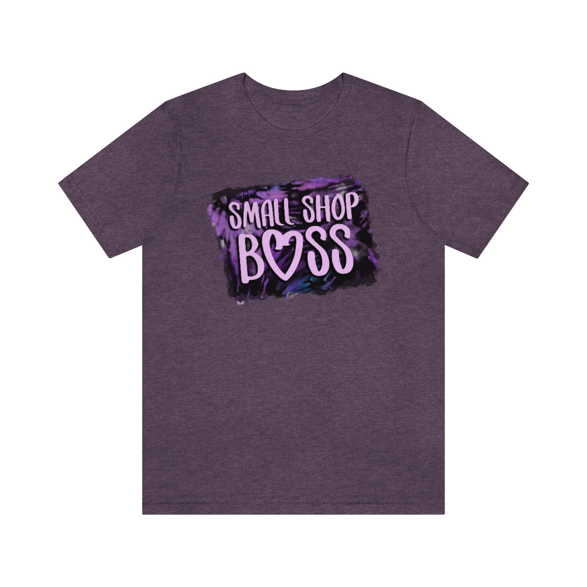 Purple Tie Dye Small Shop Boss B + C Unisex Jersey Short Sleeve Tee