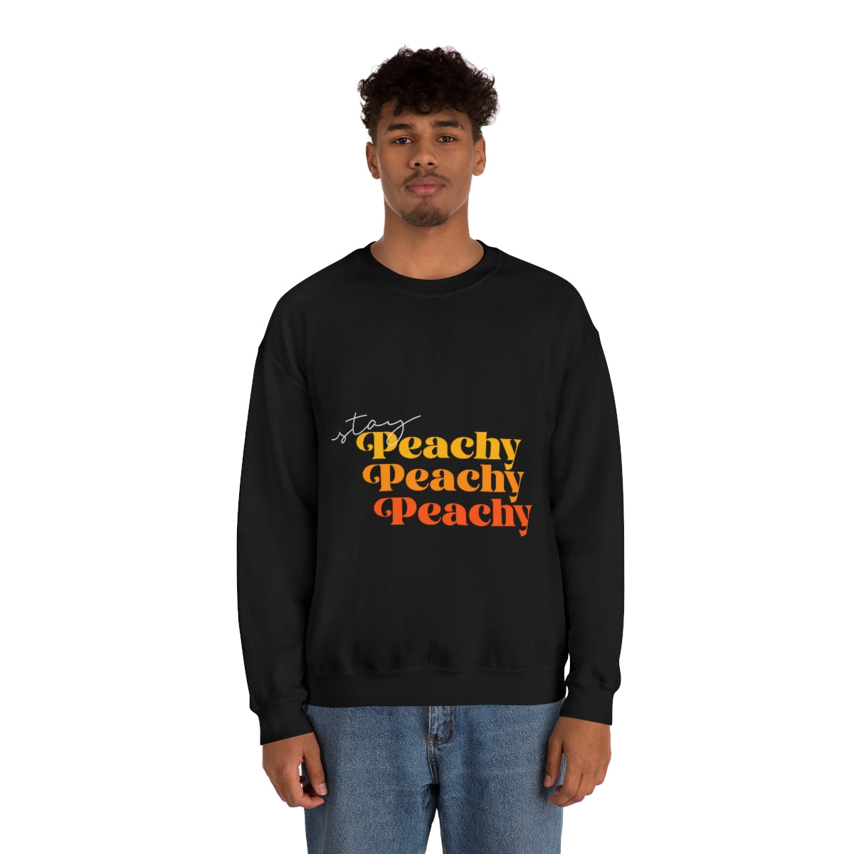 OG Stay Peachy Unisex Heavy Blend™ Crewneck Sweatshirt