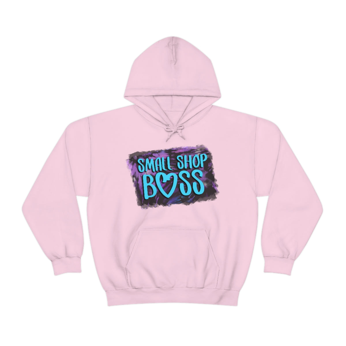 Tie Dye Small Shop Boss, Unisex Heavy Blend™ Hooded Sweatshirt