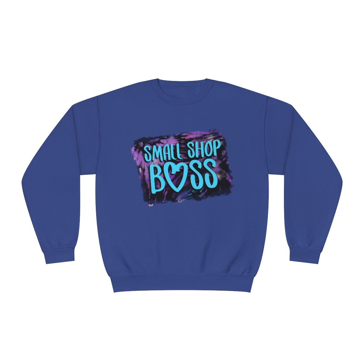 Tie Dye Small Boss Unisex NuBlend® Crewneck Sweatshirt