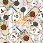 Coffee, Cookies & Cake Pops Stripes- Multiple Color Options