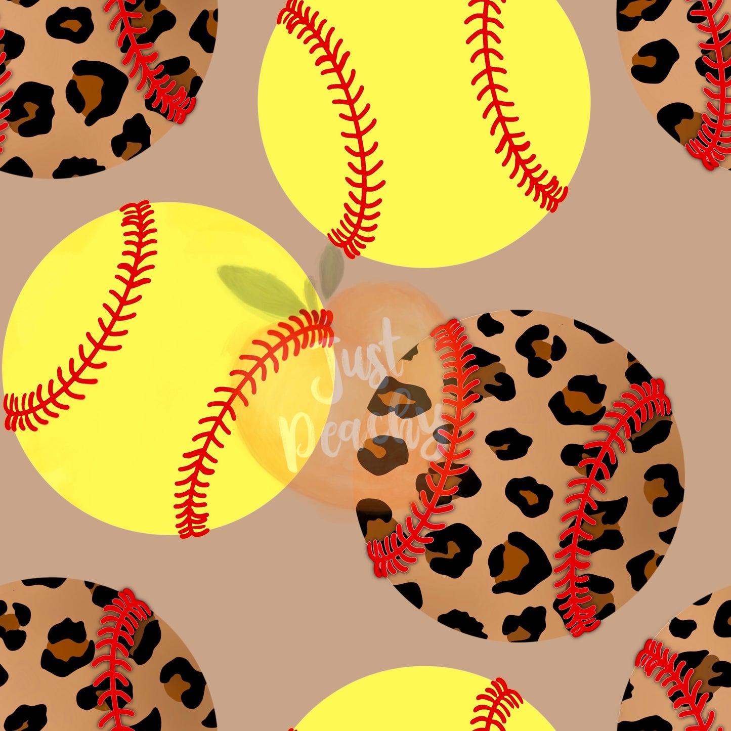 Leopard Softballs - Multiple Colors