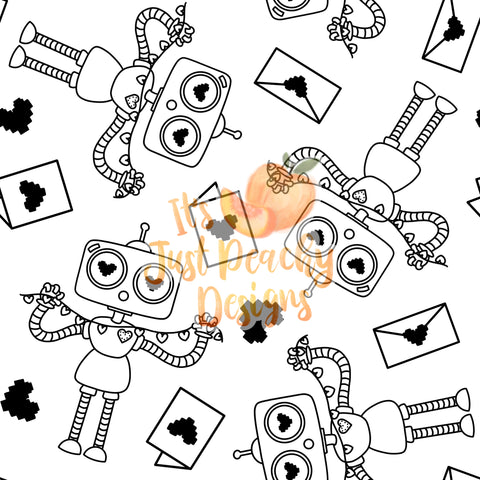 CYO Valentine’s Doodle Robots - Multiple Colors