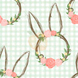 Floral Bunny Ears- Multiple Colors