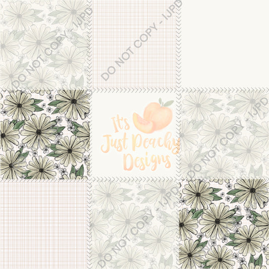 Daisy Floral Patchwork