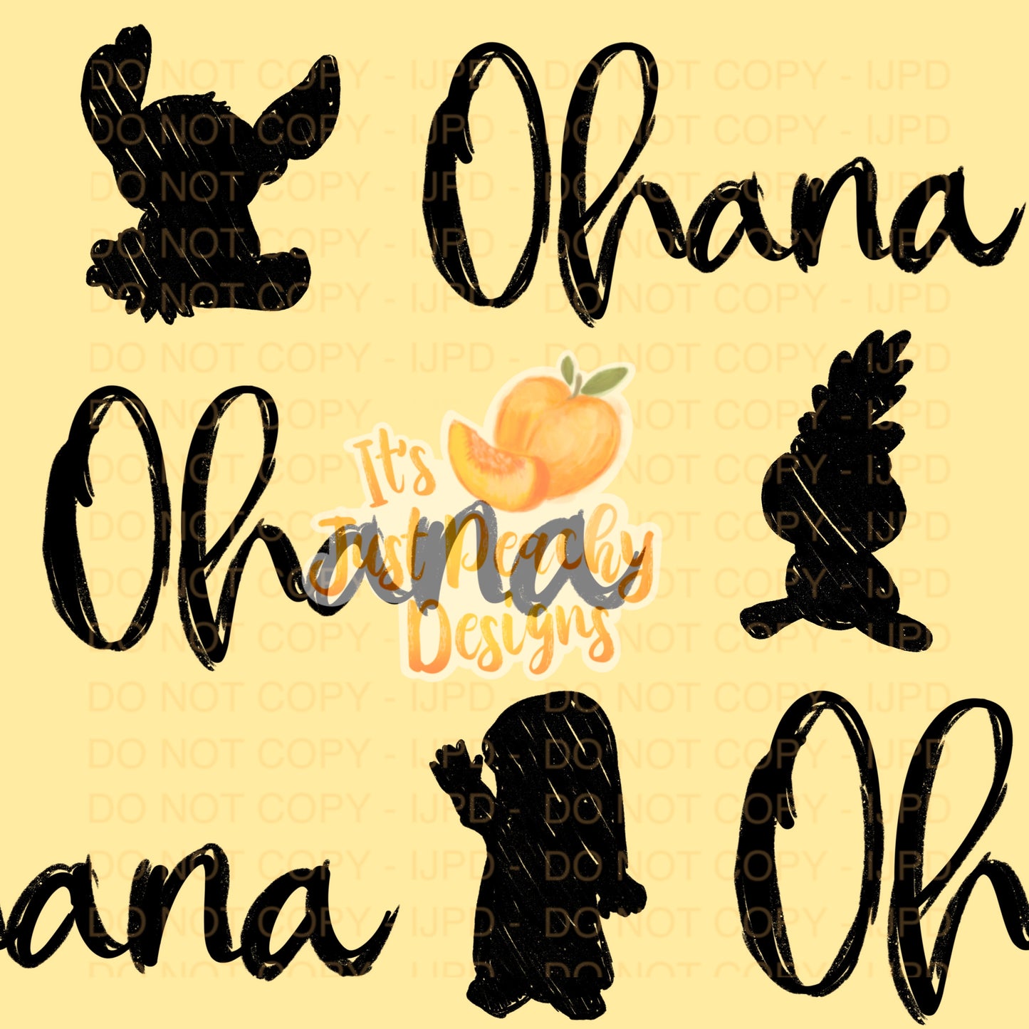 Ohana Silhouettes - Multiple Color Options