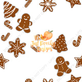 Add A Name File - Gingerbread- Multiple Colors