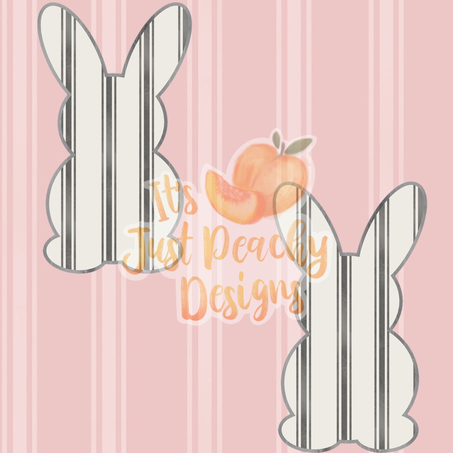 Striped Bunnies- Multiple Colors