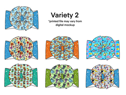 Half/Half Messy Wraps- Variety 2
