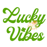 Lucky Vibes PNG - Multiple Colors