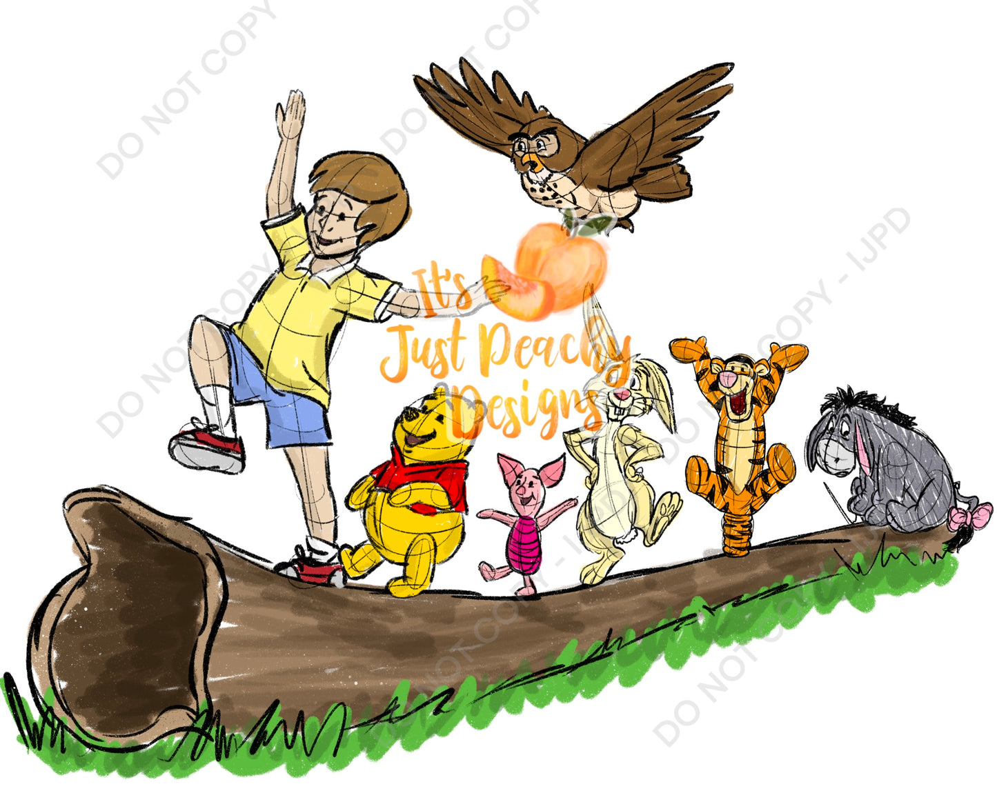 Acre Wood Friends PNG