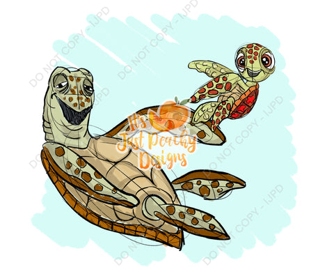 Turtle and Son PNG