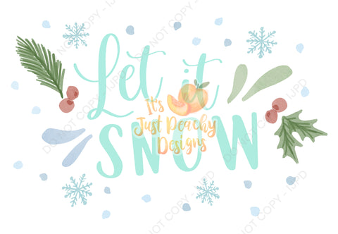 Let it Snow PNG