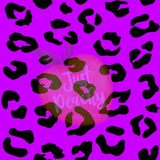 Neon Leopard  Black Spots - Multiple colors