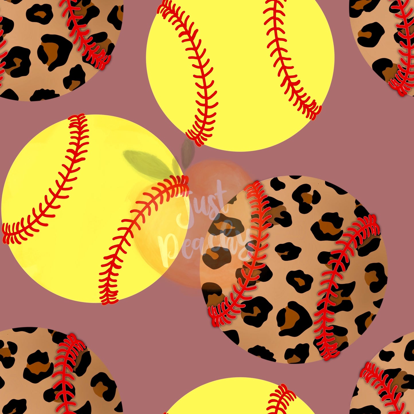 Leopard Softballs - Multiple Colors