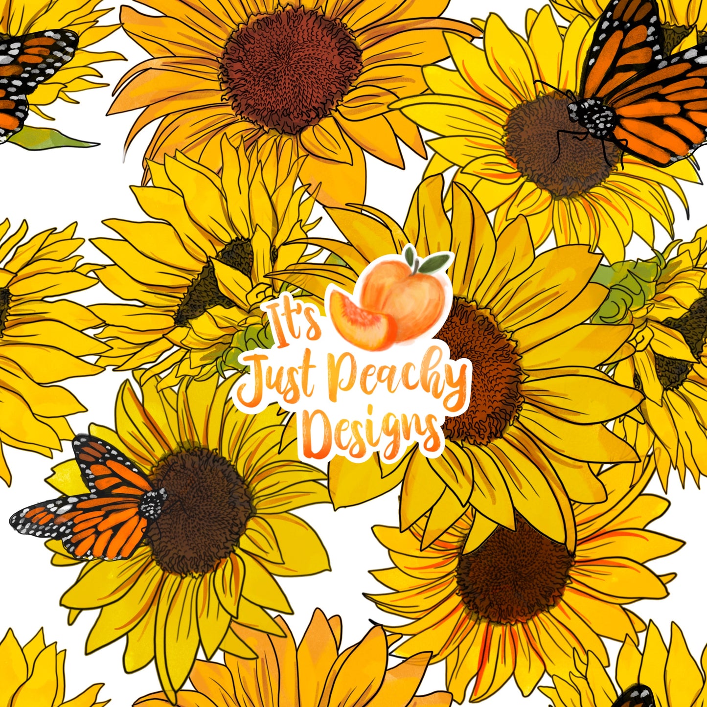 Butterfly Sunflowers - Multiple Colors