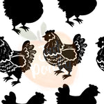 Chickens 1 - Multiple colors