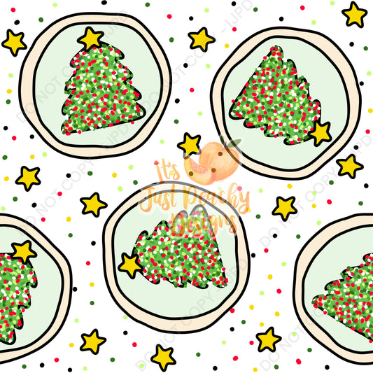 Christmas Tree Cookies - Multiple Colors