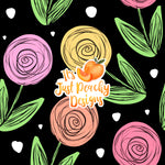 Doodle Floral - Multiple Colors