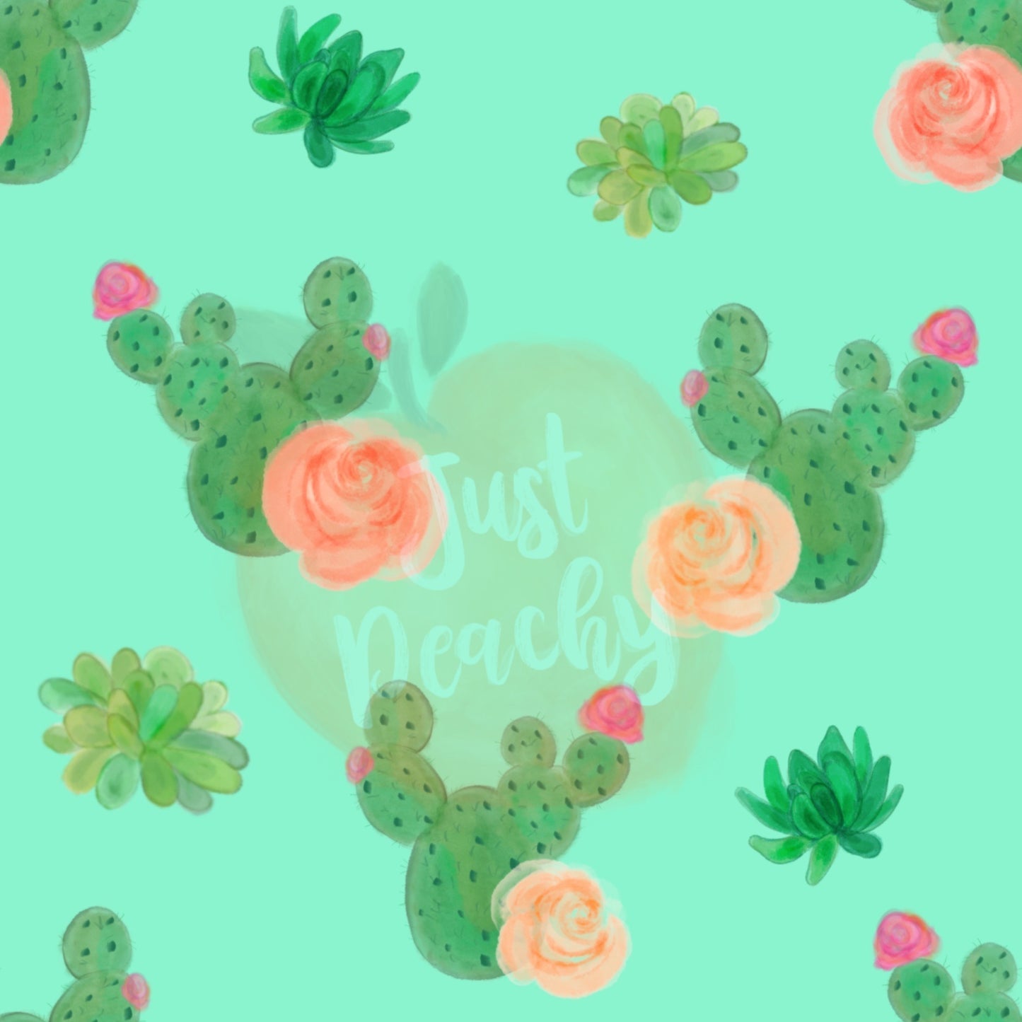 Cactus Floral -Multiple Colors