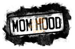 Mom hood PNG- Aqua or Black