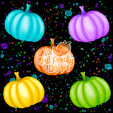 Neon Pumpkins-Multiple Color Options