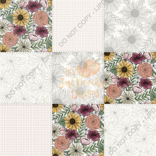 Mixed Floral Patchwork 1