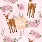 Pink Roses Deer - Multiple Colors