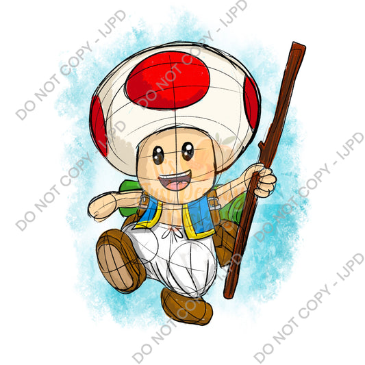 Mushroom Guy PNG