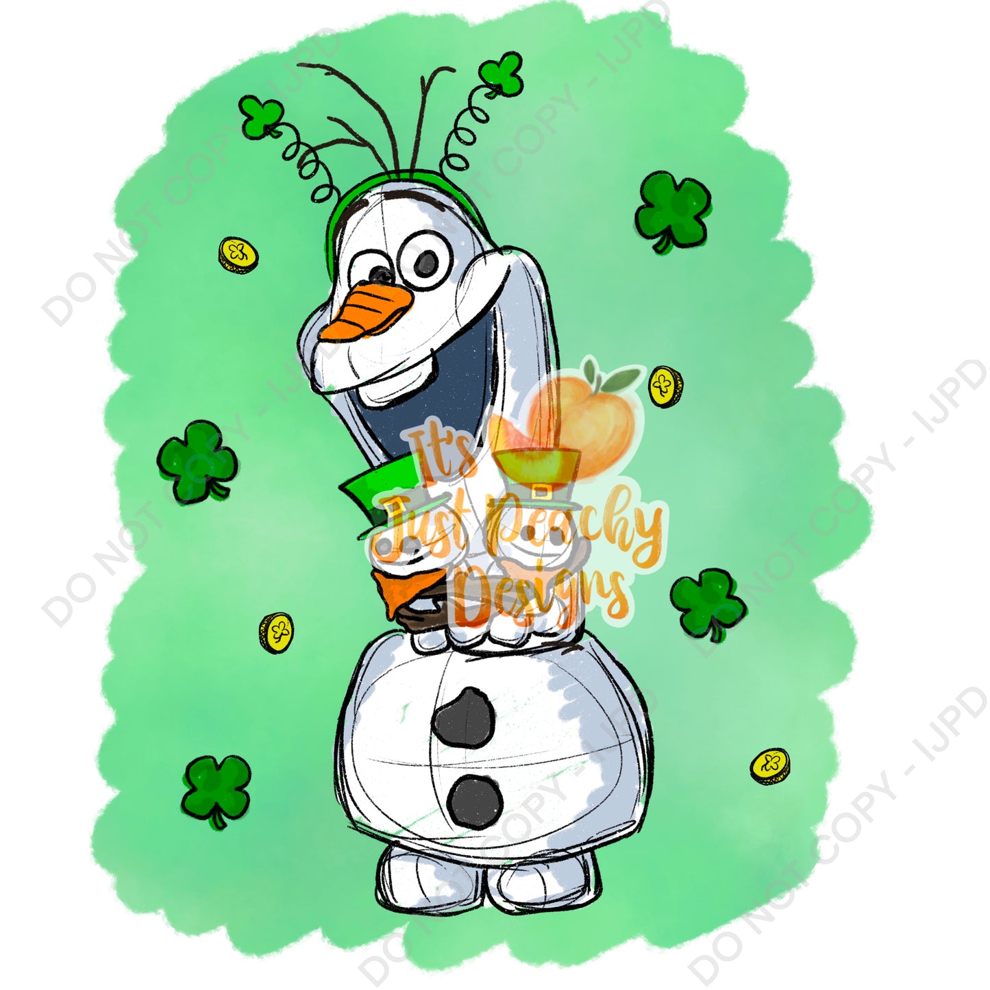 Lucky Snowman PNG - Multiple Options