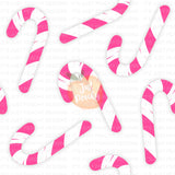 Pink Candy Canes - Multiple Colors