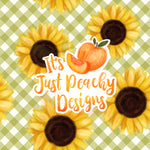 Gingham Sunflowers- Multiple Colors
