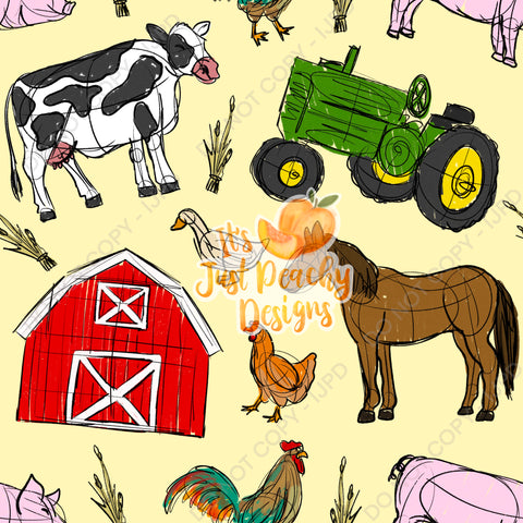 Sketchy Farm - Multiple Colors