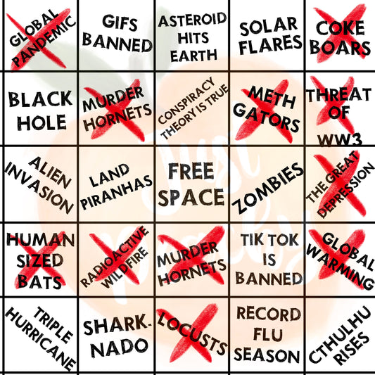 Apocalypse Bingo - Multiple Colors