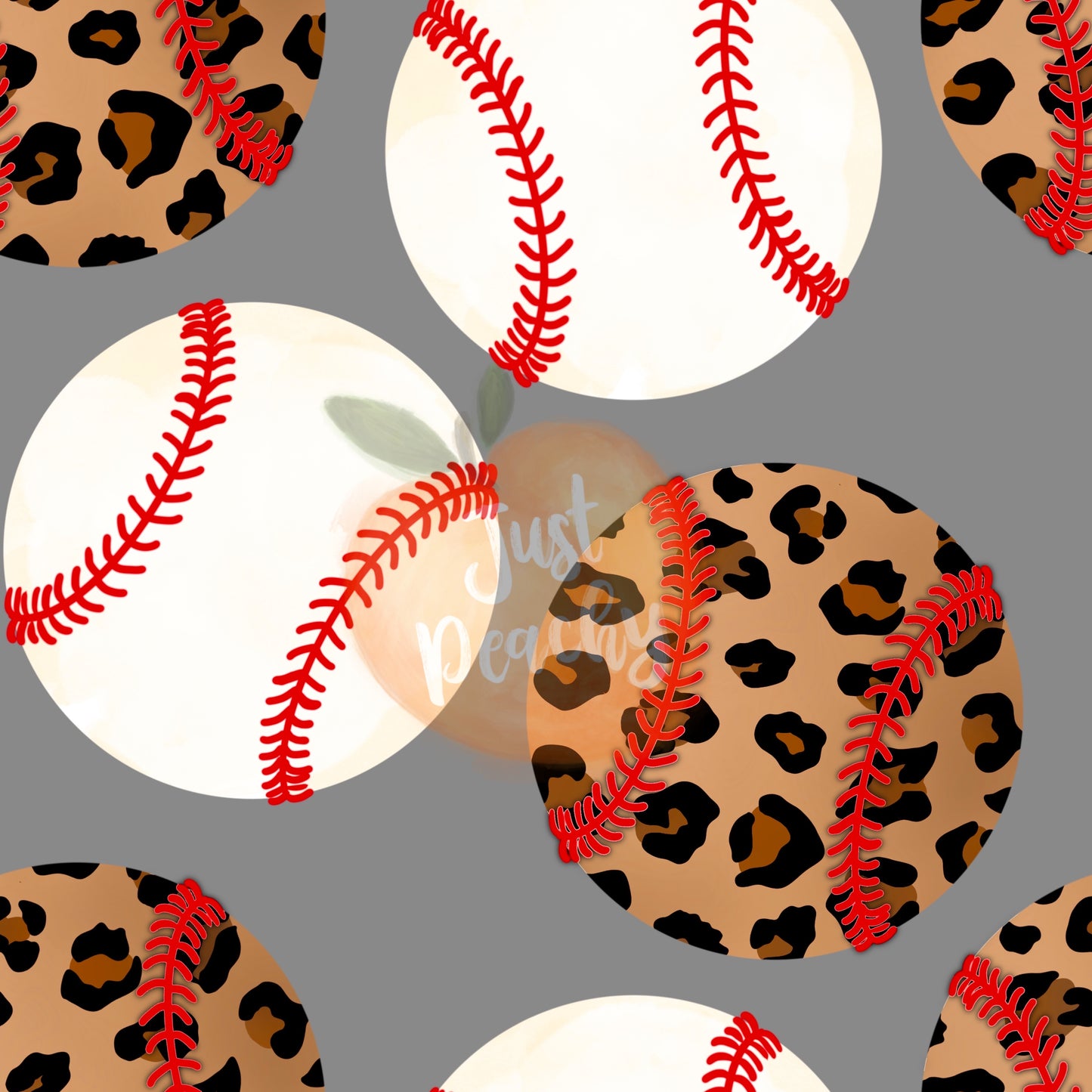 Leopard Baseballs - Multiple Colors