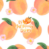 Peach Floral- Multiple Colors