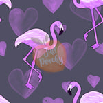 Purple Flamingos - Multiple Colors