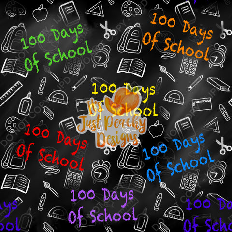 100 Days of school- Multiple Colors