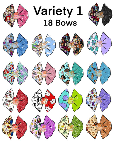 Half/Half Bows- Variety 1