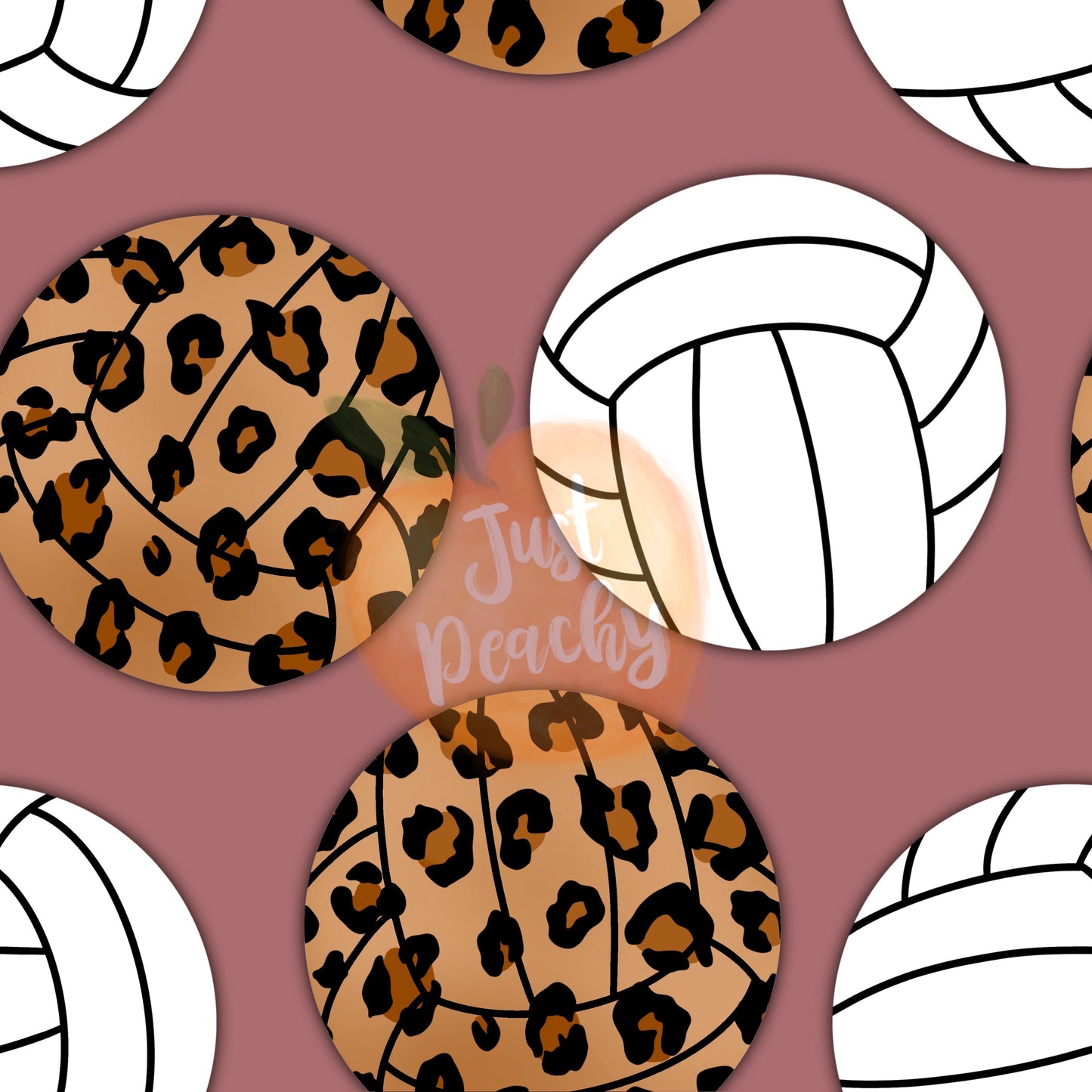 Leopard Volleyballs - Multiple Colors