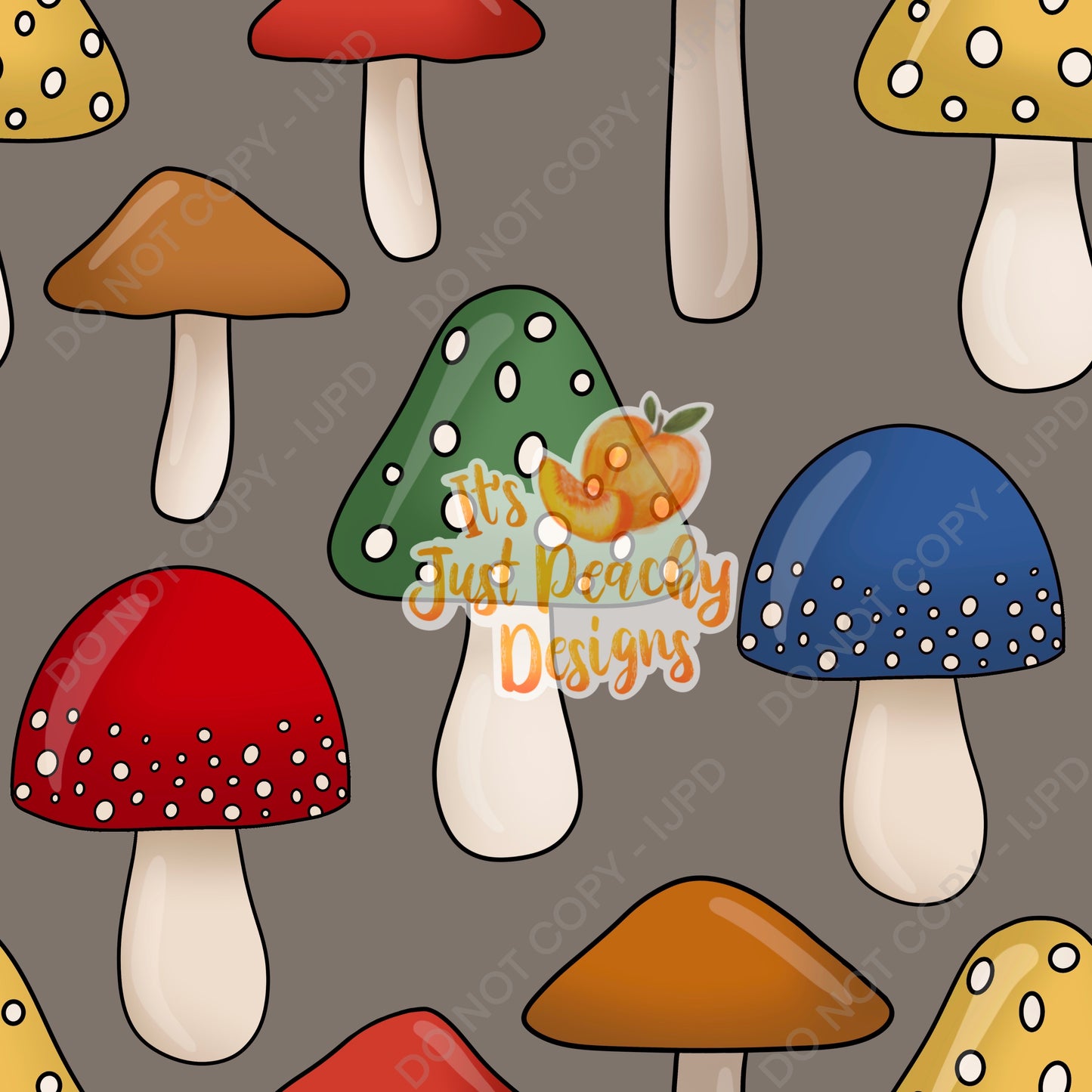 Mushrooms- Multiple Colors