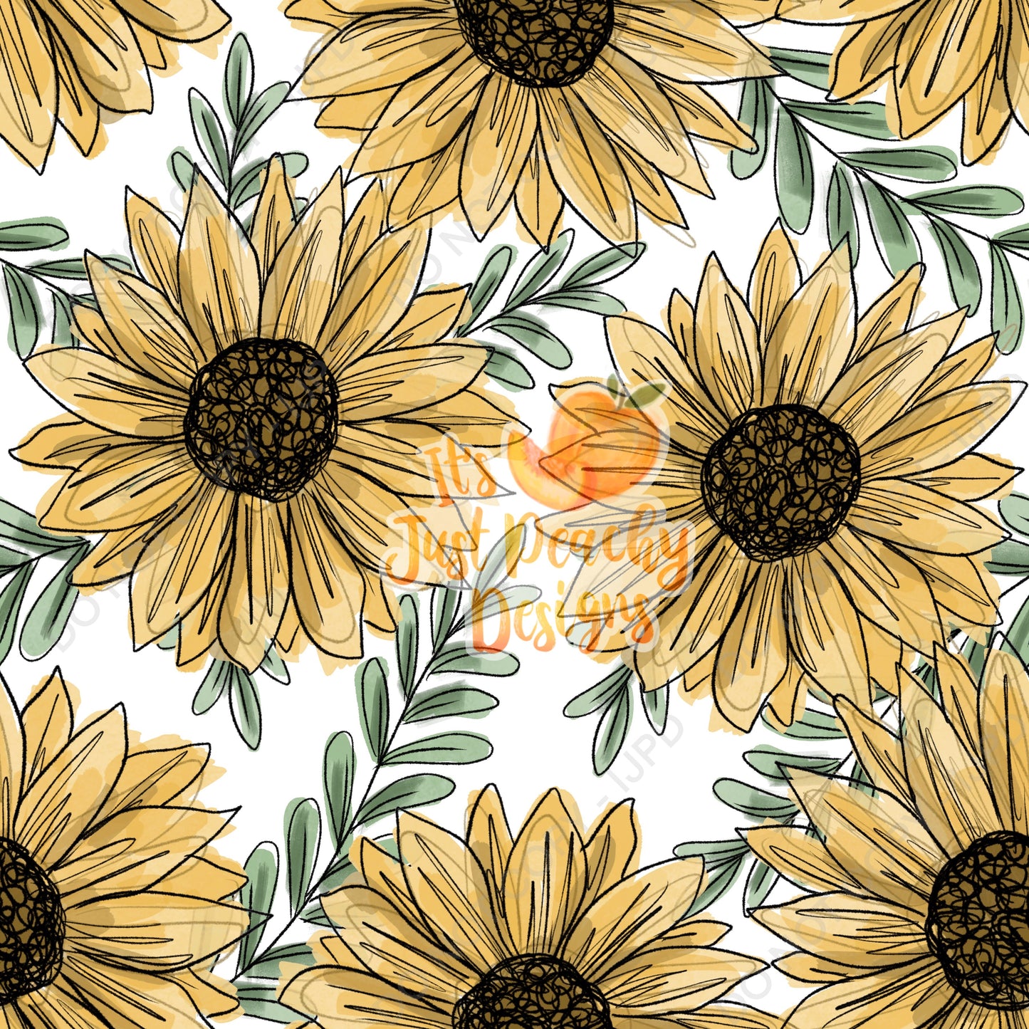 Sunflower Floral -Multiple Color Options