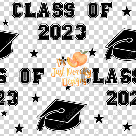 Class of 2023 - Transparent Background - White or Black Text