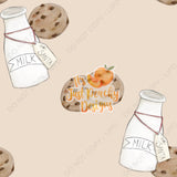 Add A Name File - Milk and Cookies - Multiple Colors
